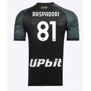 SSC Napoli Giacomo Raspadori #81 Replika Tredjetrøje 2023-24 Kortærmet